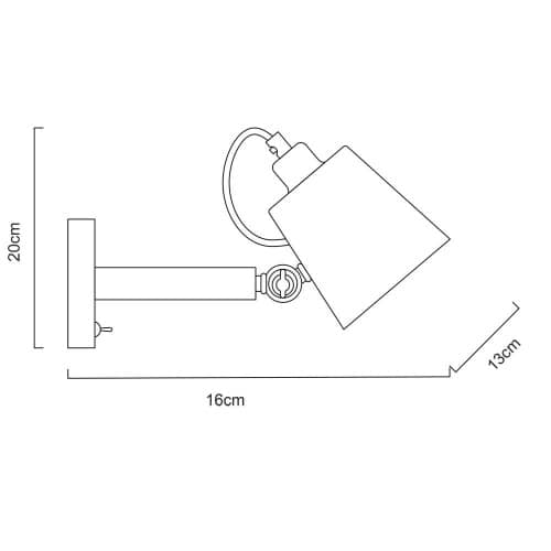Купить Бра Arte lamp A7141AP-1WH по низкой цене