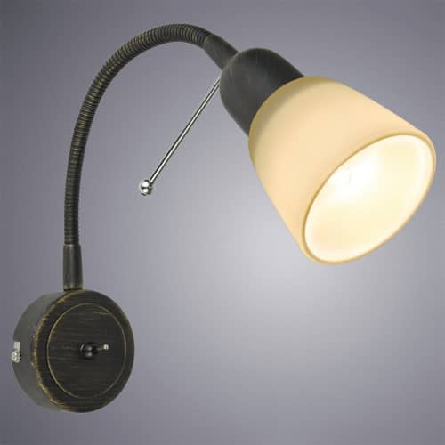 Купить Бра Arte lamp Lettura A7009AP-1BR по низкой цене