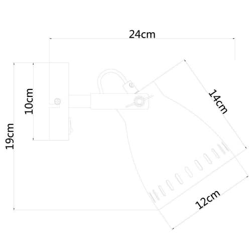 Купить Спот Arte lamp Luned A2214AP-1AB по низкой цене