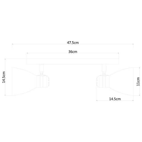 Купить Светильник Arte lamp Mercoled A5049AP-2BK по низкой цене