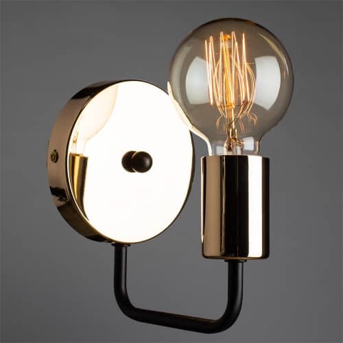 Купить Бра Arte lamp Gelo A6001AP-1BK по низкой цене