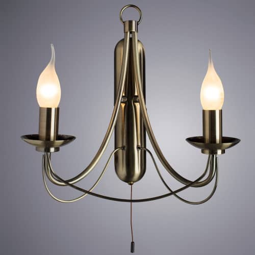 Купить Бра Arte lamp Maypole A6300AP-2AB по низкой цене