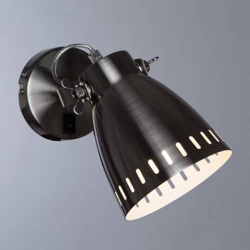 Купить Спот Arte lamp Luned настенный A2214AP-1SS по низкой цене