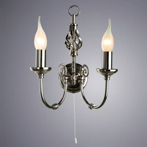 Купить Бра Arte lamp Zanzibar A8392AP-2SS по низкой цене