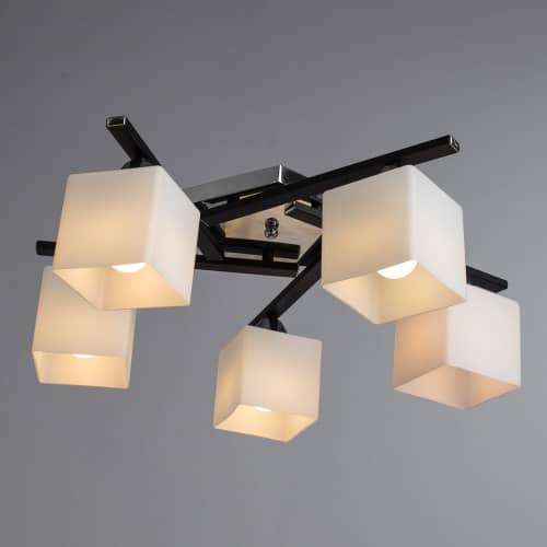 Купить Светильник Arte lamp Visuale A8165PL-5BK потолочный по низкой цене