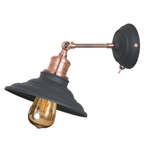 Купить Светильник Arte lamp настенный A5067AP-1BK по низкой цене