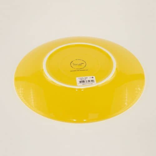 Купить Тарелка Value Ceramic десертная желтая 219 мм по низкой цене