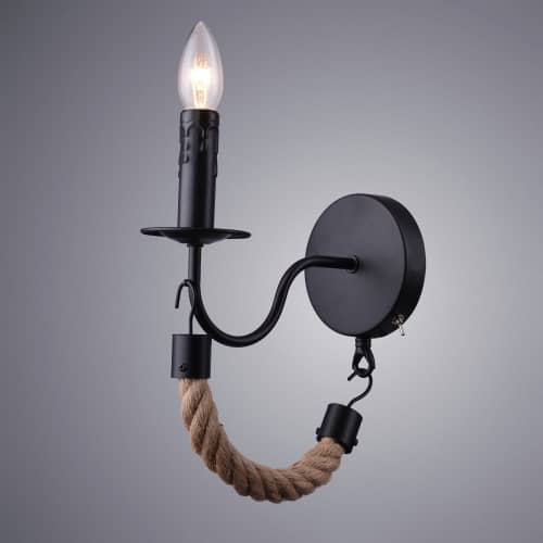 Купить Бра Arte lamp Marsiglia A8956AP-1BK по низкой цене