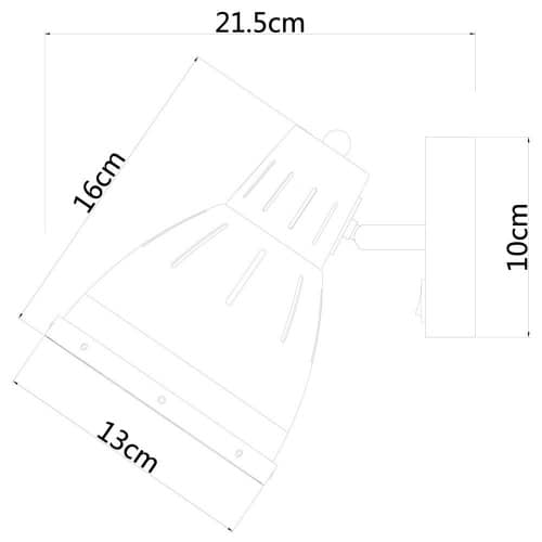 Купить Спот Arte lamp Marted настенный A2215AP-1WH по низкой цене