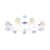 люстра freya abigail fr5038-cl-09-w потолочная Купить Люстра Freya Abigail FR5038-CL-09-W потолочная по низкой цене