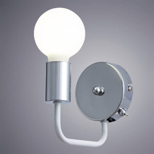 Купить Светильник Arte lamp настенный A6001AP-1WH по низкой цене