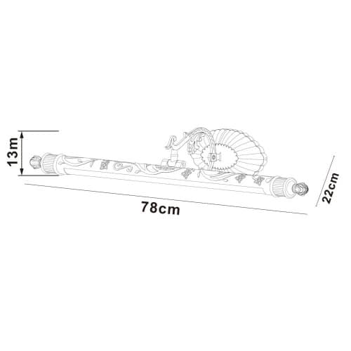 Купить Светильник Arte lamp настенный A6312AP-1AB по низкой цене