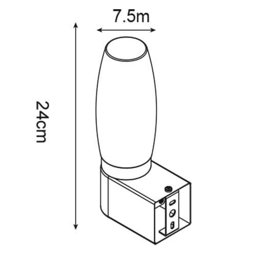 Купить Светильник Arte lamp настенный A1209AP-1WH по низкой цене