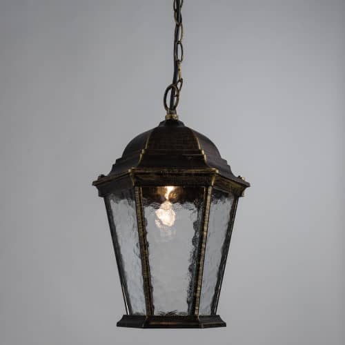 Купить Фонарь Arte lamp Genova A1205SO-1BN уличный подвесной по низкой цене