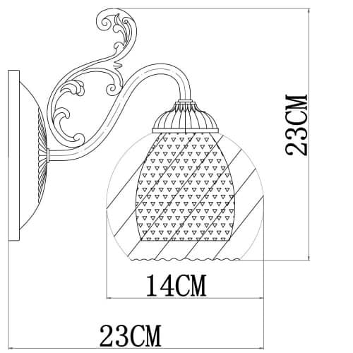 Купить Бра Arte lamp A7062AP-1AB по низкой цене