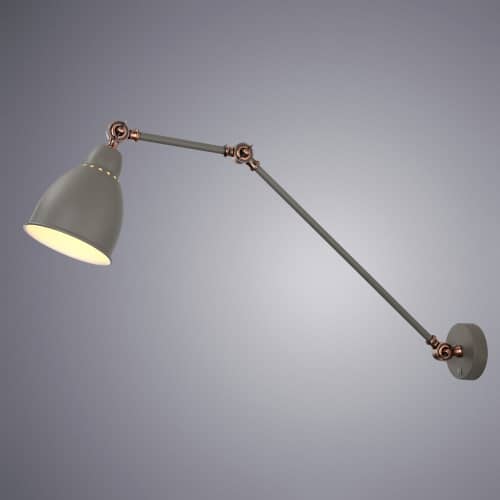 Купить Светильник Arte lamp настенный A2055AP-1GY по низкой цене