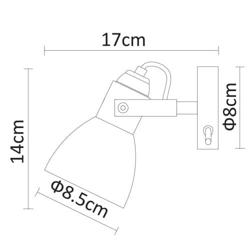 Купить Бра Arte lamp A9581AP-1AB по низкой цене