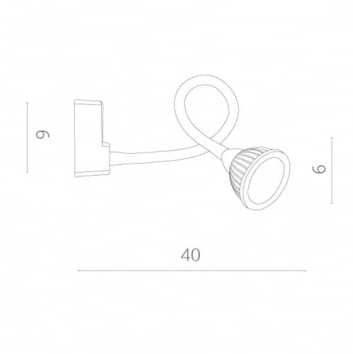 Купить Светильник Arte lamp Cercare настенный A4107AP-1BK по низкой цене