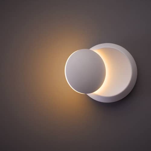 Купить Светильник Arte lamp Eclipse настенный A1421AP-1WH по низкой цене