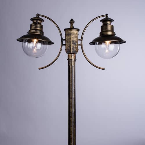 Купить Фонарный столб Arte lamp Amsterdam наземный уличный A1523PA-2BN по низкой цене