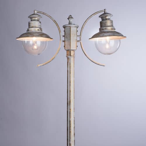 Купить Фонарный столб Arte lamp Amsterdam наземный уличный A1523PA-2WG по низкой цене