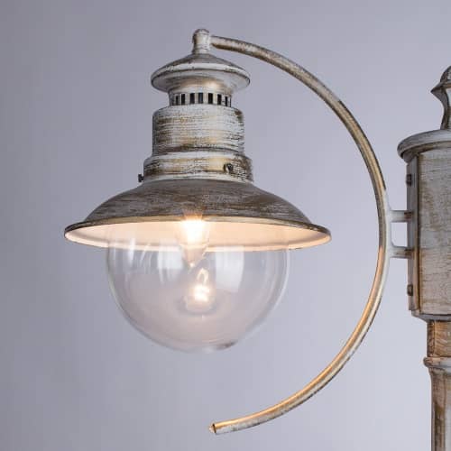 Купить Фонарный столб Arte lamp Amsterdam наземный уличный A1523PA-2WG по низкой цене