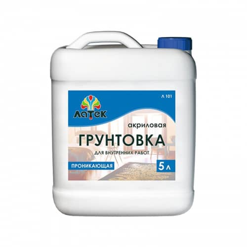 Купить Грунтовка Оптимист Л101 проникающая 5 л по низкой цене