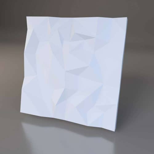 3D панель стеновая Relieffo Iceberg 047 из пенополиуретана 600x600x30 мм