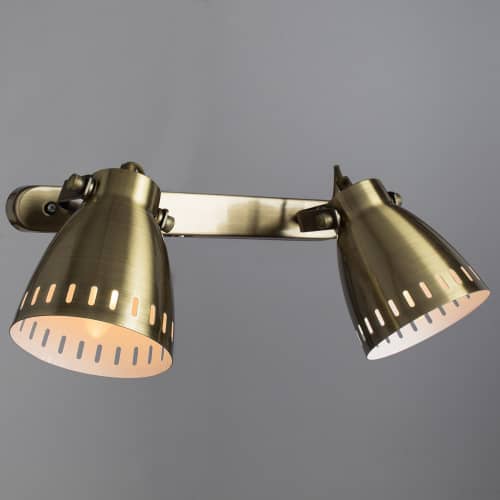 Купить Спот Arte lamp Luned настенный A2214AP-2AB по низкой цене
