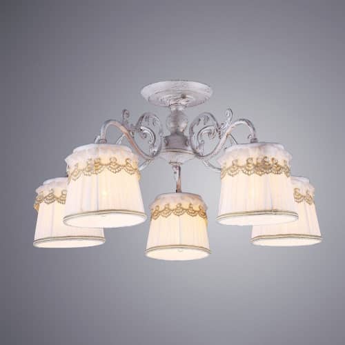 Купить Люстра Arte lamp Merletto A5709PL-5WG по низкой цене