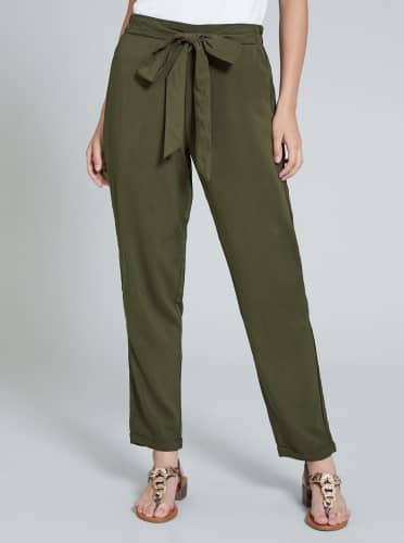 Купить Брюки Piazza Italia оливковые по низкой цене