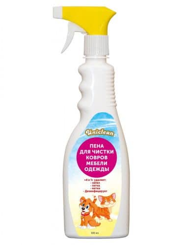 Купить Пена Uniclean для стирки ковров,мебели и одежды по низкой цене