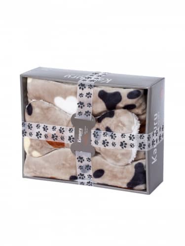 Купить Набор Kanguru DogSet плед для собаки + игрушка-плюшевая кость по низкой цене