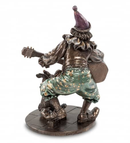 Купить Статуэтка Veronese Шут-музыкант WS-629 по низкой цене