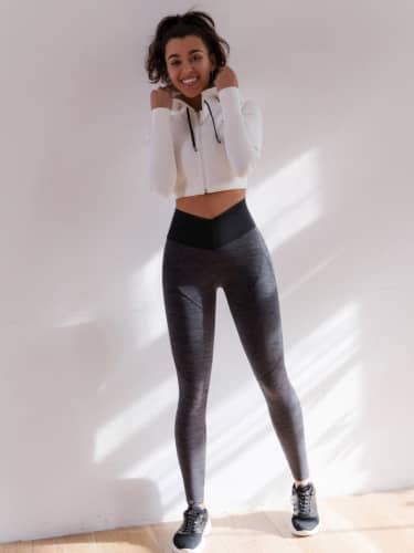 Купить Тайтсы Bona Fide Dejavu Black Melanje по низкой цене