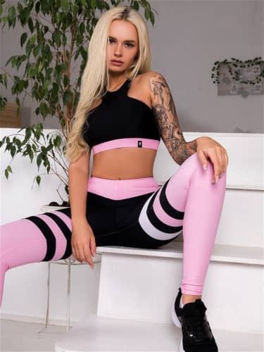 Купить Тайтсы Bona Fide Bona Beauty OMG Pale Pink по низкой цене