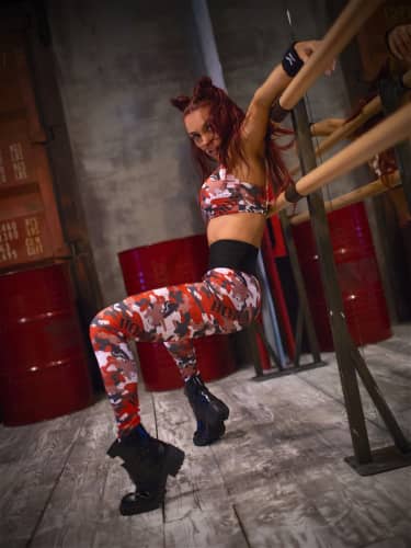 Купить Тайтсы Bona Fide Bona Corsage War Craft Red по низкой цене