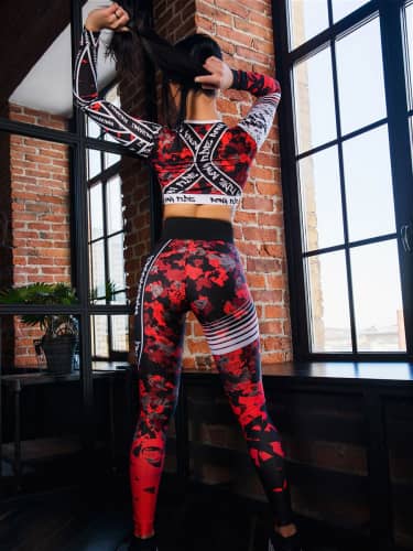 Купить Тайтсы Bona Fide Bona Corsage Military Edition Red по низкой цене