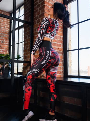 Купить Тайтсы Bona Fide Bona Corsage Military Edition Red по низкой цене