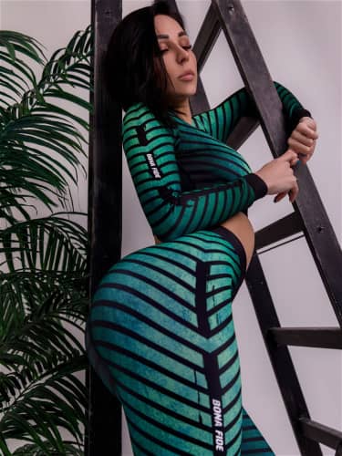 Купить Тайтсы Bona Fide Bona Classic AsSquad Emerald по низкой цене