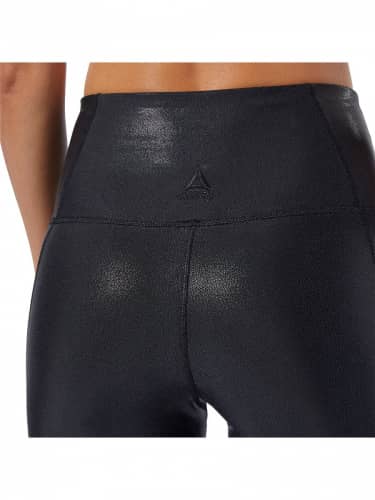 Купить Тайтсы Reebok S Lux Metallic Tigh BLACK по низкой цене