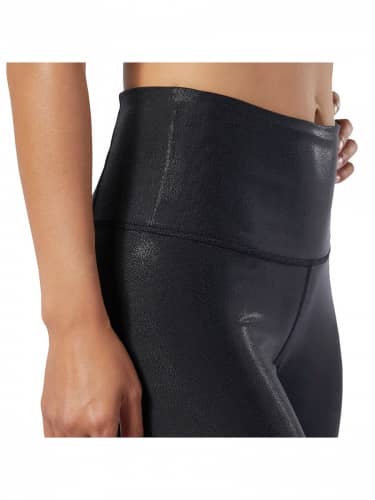 Купить Тайтсы Reebok S Lux Metallic Tigh BLACK по низкой цене