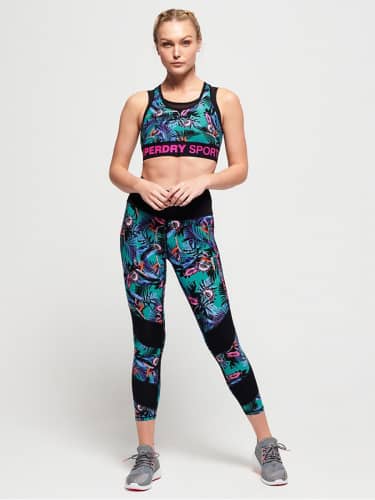 Купить Тайтсы Superdry Active Mesh 7/8 Leggings по низкой цене