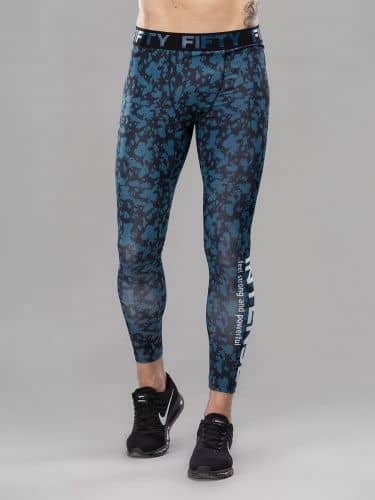 Купить Тайтсы Fifty Carbon Blue мужские по низкой цене