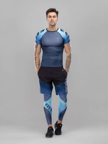 Купить Тайтсы Fifty Carbon Blue мужские по низкой цене