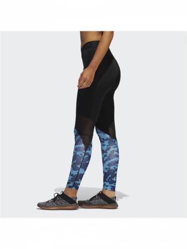 Купить Тайтсы Adidas ASK L CAMO TBLACK/ACTTEA по низкой цене
