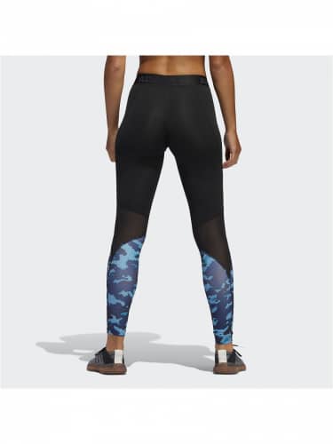 Купить Тайтсы Adidas ASK L CAMO TBLACK/ACTTEA по низкой цене