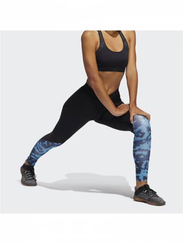 Купить Тайтсы Adidas ASK L CAMO TBLACK/ACTTEA по низкой цене