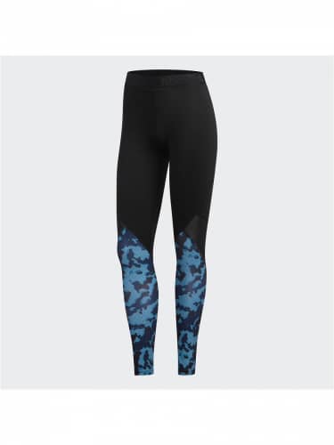 Купить Тайтсы Adidas ASK L CAMO TBLACK/ACTTEA по низкой цене
