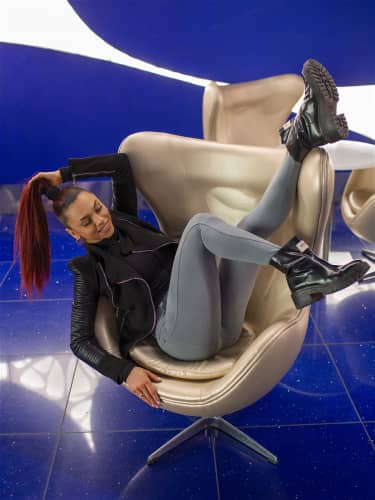 Купить Тайтсы Bona Fide Who Is your Freddy? Fluffy Light Gray Melange по низкой цене